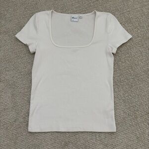 Aritzia homestretch square neck short sleeve tee